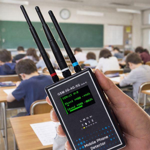 屏幕型(液晶顯示型_各個頻段分別靈敏度調整)手機探測器/ 軍方單位-看守所-監獄-公司會議-學校考試- 防洩密-高端技術工廠 3G/4G/5G 手機訊號偵測器 / 手機訊號探測儀 / 待機註冊訊號偵測 / 檢測2G-3G-4G-5G音頻監控 / 檢測3G-4G-5G視頻監控