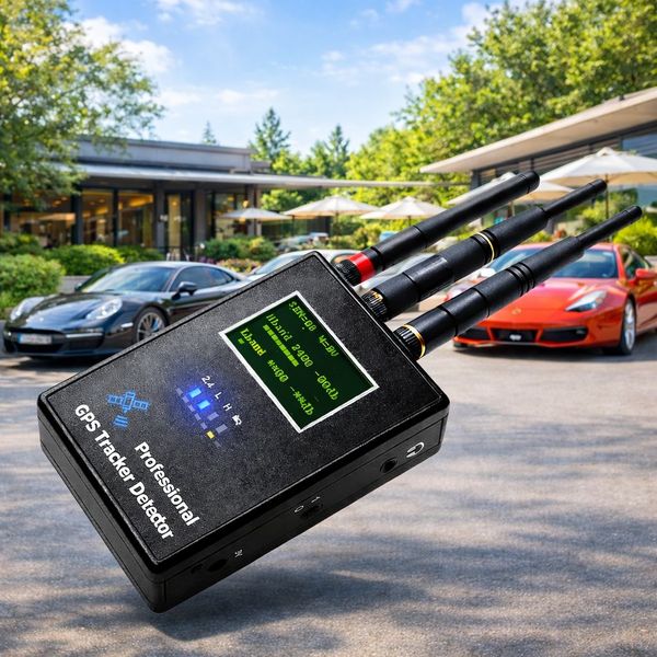 屏幕型(液晶顯示型)GPS追蹤器探測儀 / 專業型防定位器探測器 / 2G_3G_4G 衛星定位追蹤器 (GPS Tracker) 偵測儀(探測儀)  / 2.4GHz WiFi IP無線針孔探測器